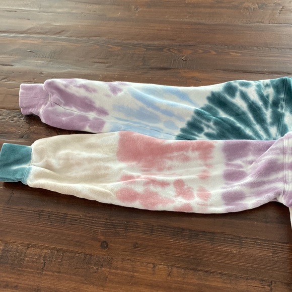 LUCKY BRAND Tie Dye cropped drawstring sweatshirt XS (New w/out tags) - Picture 11 of 12
